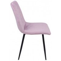 Стул AksHome VIOLIN (Виолин) лиловый велюр/черный купить в Минске