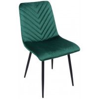 Стул AksHome VIOLIN (Виолин) зеленый велюр/черный