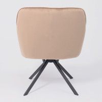 Кресло AksHome VIRGINIA (Вирджиния) поворотное капучино HCJ-11/черный купить в Минске