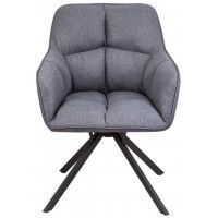 Кресло поворотное AksHome VIRGINIA (Вирджиния) темно-серый MQ001-5/черный купить в Минске