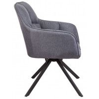 Кресло поворотное AksHome VIRGINIA (Вирджиния) темно-серый MQ001-5/черный купить в Минске