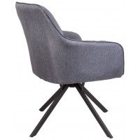 Кресло поворотное AksHome VIRGINIA (Вирджиния) темно-серый MQ001-5/черный купить в Минске