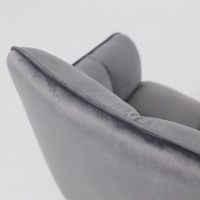 Кресло AksHome VIRGINIA (Вирджиния) поворотное темно-серый HCJ-40/черный купить в Минске