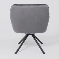 Кресло AksHome VIRGINIA (Вирджиния) поворотное темно-серый HCJ-40/черный купить в Минске