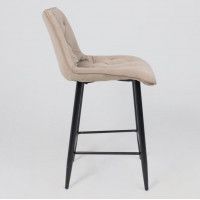 Стул барный VITO бежевый велюр HLR-08/черный купить в Минске