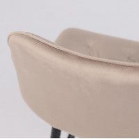 Стул барный VITO бежевый велюр HLR-08/черный купить в Минске