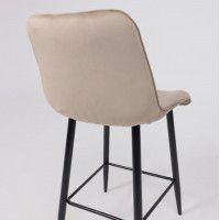 Стул барный VITO бежевый велюр HLR-08/черный купить в Минске