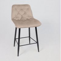 Стул барный VITO бежевый велюр HLR-08/черный купить в Минске