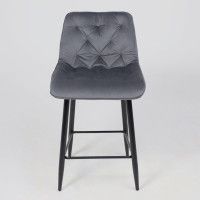 Стул барный VITO серый велюр HLR-21/черный купить в Минске