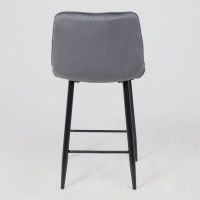 Стул барный VITO серый велюр HLR-21/черный купить в Минске