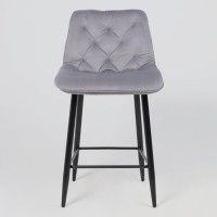 Стул барный VITO светло-серый велюр HLR-20/черный купить в Минске
