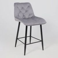 Стул барный VITO светло-серый велюр HLR-20/черный купить в Минске