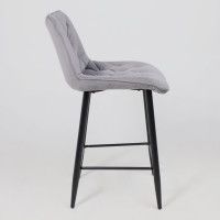 Стул барный VITO светло-серый велюр HLR-20/черный купить в Минске