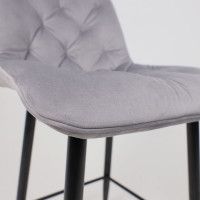 Стул барный VITO светло-серый велюр HLR-20/черный купить в Минске
