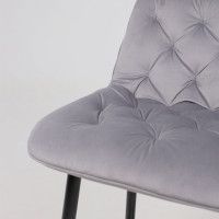 Стул барный VITO светло-серый велюр HLR-20/черный купить в Минске