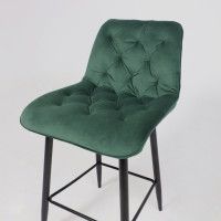 Стул барный VITO зеленый велюр HLR-57/черный купить в Минске