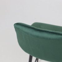 Стул барный VITO зеленый велюр HLR-57/черный купить в Минске