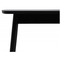 Стол ВИНЕР Mini R раздвижной со стеклом 94(126)*64*75 черный/черный купить в Минске Стол ВИНЕР Mini R раздвижной со стеклом 94(126)*64*75 черный/черный купить в Минске