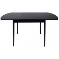 Стол ВИНЕР Mini R раздвижной со стеклом 94(126)*64*75 черный/черный купить в Минске Стол ВИНЕР Mini R раздвижной со стеклом 94(126)*64*75 черный/черный купить в Минске