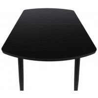 Стол ВИНЕР Mini R раздвижной со стеклом 94(126)*64*75 черный/черный купить в Минске Стол ВИНЕР Mini R раздвижной со стеклом 94(126)*64*75 черный/черный купить в Минске