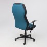 Кресло поворотное AksHome ZODIAC (Зодиак) синий/черный