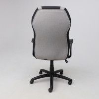 Кресло поворотное AksHome ZODIAC (Зодиак) светло-серый/черный купить в Минске