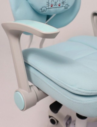 Кресло поворотное ZOOM ткань синий