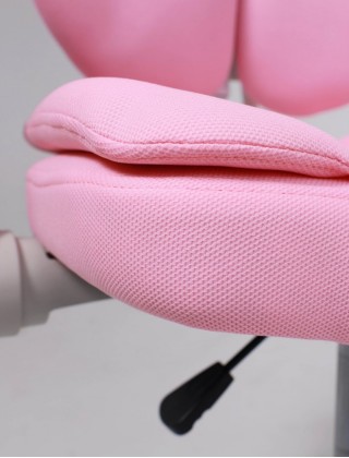 Кресло поворотное ZOOM ткань розовый