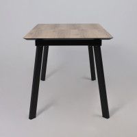 Стол AV 1209 HPL+МДФ 1200 (1600)*800 дуб делано натуральный/черный купить в Минске