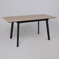 Стол AV 1209 HPL+МДФ 1200 (1600)*800 дуб делано натуральный/черный купить в Минске