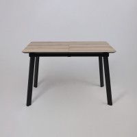 Стол AV 1209 HPL+МДФ 1200 (1600)*800 дуб делано натуральный/черный купить в Минске