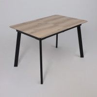 Стол AV 1209 HPL+МДФ 1200 (1600)*800 дуб делано натуральный/черный купить в Минске