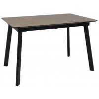 Стол AV 1209 HPL+МДФ 1200 (1600)*800 дуб вотан/черный