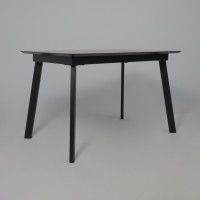 Стол AV 1209 HPL+МДФ 1200 (1600)*800 дуб вотан/черный купить в Минске Стол AV 1209 HPL+МДФ 1200 (1600)*800 дуб вотан/черный купить в Минске