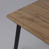 Стол AV 1209 HPL+МДФ 1200 (1600)*800 дуб вотан/черный купить в Минске Стол AV 1209 HPL+МДФ 1200 (1600)*800 дуб вотан/черный купить в Минске