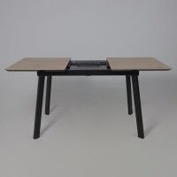 Стол AV 1209 HPL+МДФ 1200 (1600)*800 дуб вотан/черный купить в Минске Стол AV 1209 HPL+МДФ 1200 (1600)*800 дуб вотан/черный купить в Минске