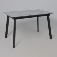 Стол AV 1209 HPL+МДФ 1200 (1600)*800 мрамор марквина синий/черный купить в Минске