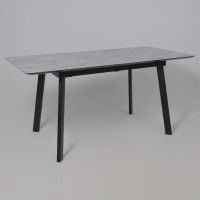 Стол AV 1209 HPL+МДФ 1200 (1600)*800 мрамор марквина синий/черный купить в Минске