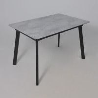 Стол AV 1209 HPL+МДФ 1200 (1600)*800 мрамор марквина синий/черный купить в Минске