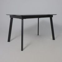 Стол AV 1209 HPL+МДФ 1200 (1600)*800 мрамор марквина синий/черный купить в Минске