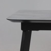 Стол AV 1209 HPL+МДФ 1200 (1600)*800 мрамор марквина синий/черный купить в Минске