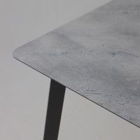 Стол AV 1209 HPL+МДФ 1200 (1600)*800 мрамор марквина синий/черный купить в Минске