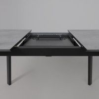 Стол AV 1209 HPL+МДФ 1200 (1600)*800 мрамор марквина синий/черный купить в Минске