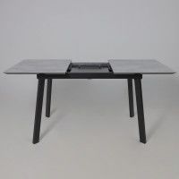 Стол AV 1209 HPL+МДФ 1200 (1600)*800 мрамор марквина синий/черный купить в Минске