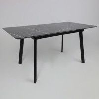 Стол AV 1209 HPL+МДФ 1200 (1600)*800 черный тунис /черный купить в Минске