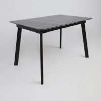 Стол AV 1209 HPL+МДФ 1200 (1600)*800 черный тунис /черный купить в Минске