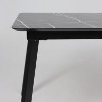 Стол AV 1209 HPL+МДФ 1200 (1600)*800 черный тунис /черный купить в Минске