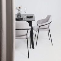 Стол AV 1209 HPL+МДФ 1200 (1600)*800 черный тунис /черный купить в Минске