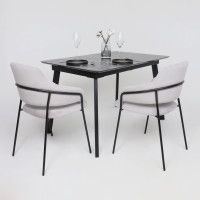 Стол AV 1209 HPL+МДФ 1200 (1600)*800 черный тунис /черный купить в Минске