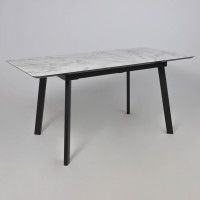 Стол AV 1209 HPL+МДФ 1200 (1600)*800 виктори натуральный/черный купить в Минске